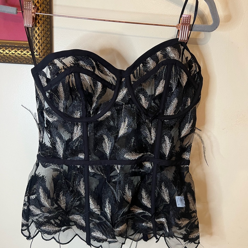 Sheer Embroidered Sleeveless Top